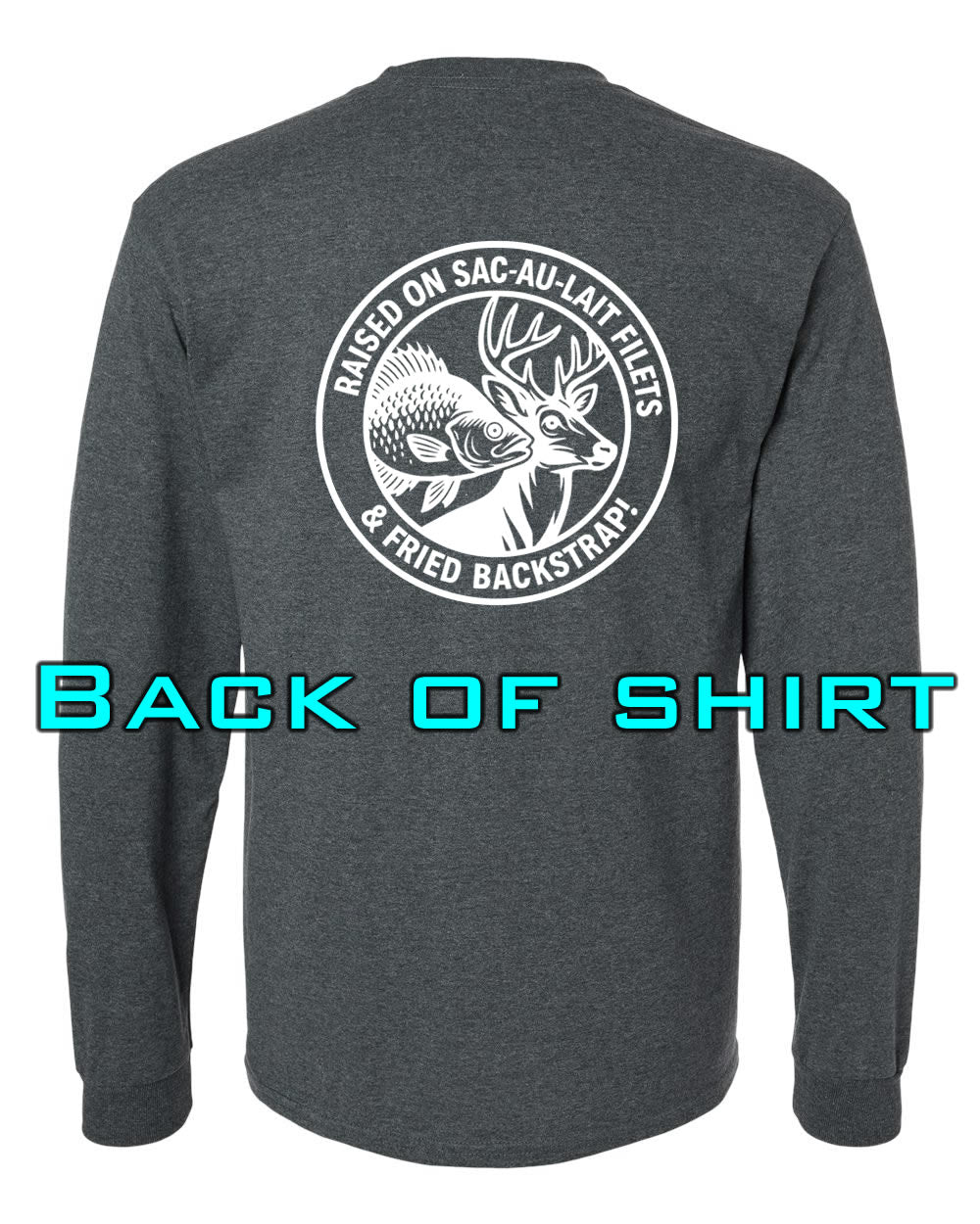 Louisiana Girls: Sac-Au-Lait & Backstrap Longsleeve Dark Heather