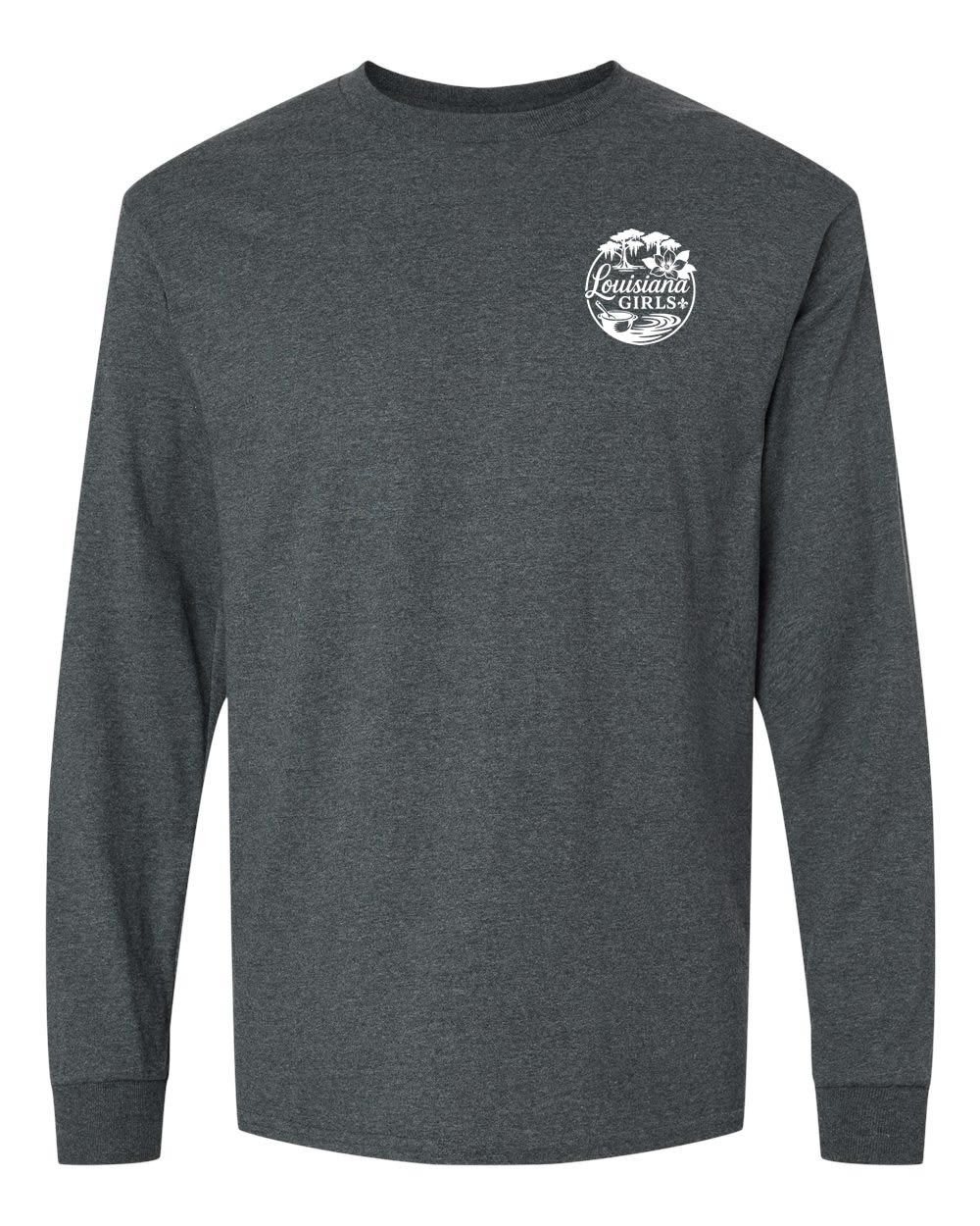 Louisiana Girls: Sac-Au-Lait & Backstrap Longsleeve Dark Heather