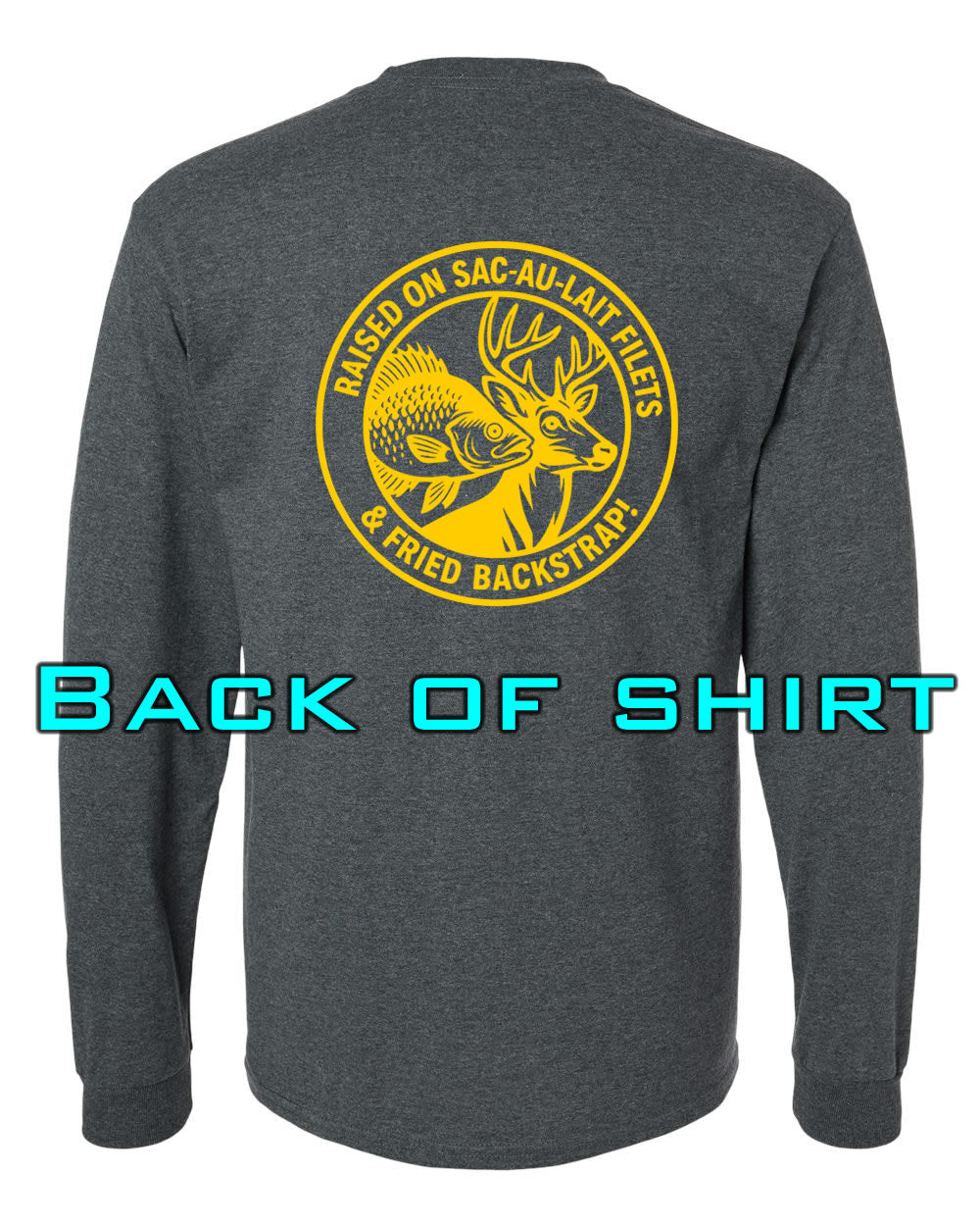 Louisiana Girls: Sac-Au-Lait & Backstrap Longsleeve Dark Heather