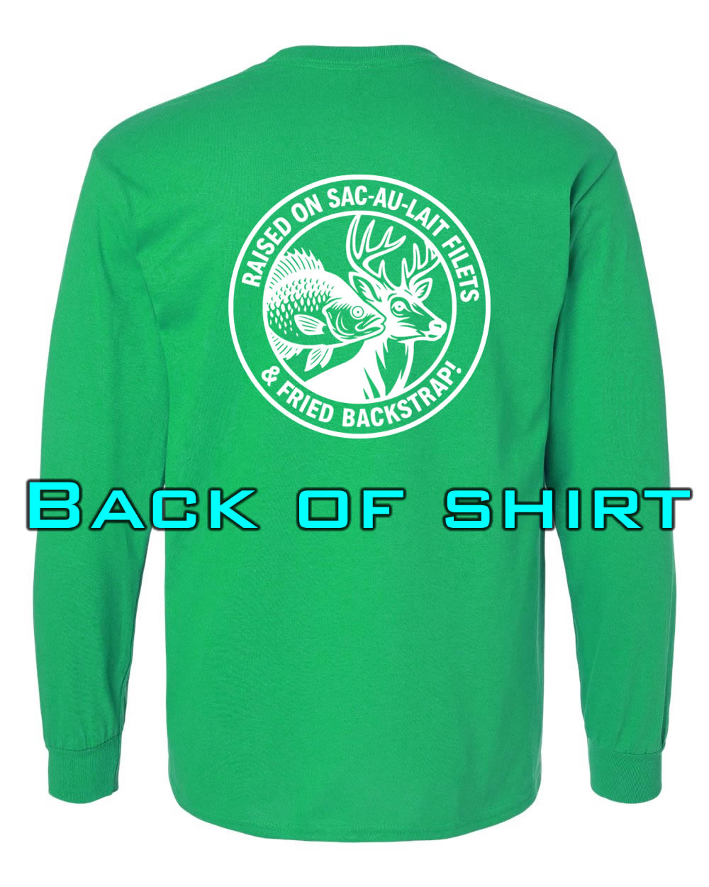 Louisiana Girls: Sac-Au-Lait & Backstrap Longsleeve Green