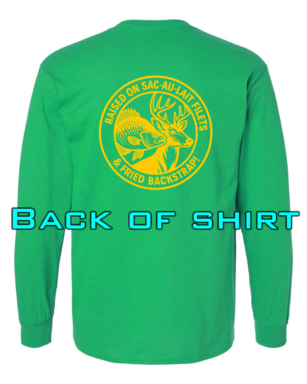 Louisiana Girls: Sac-Au-Lait & Backstrap Longsleeve Green