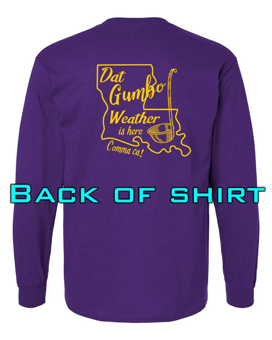 Louisiana Girls: Gumbo Weather Longsleeve Purple