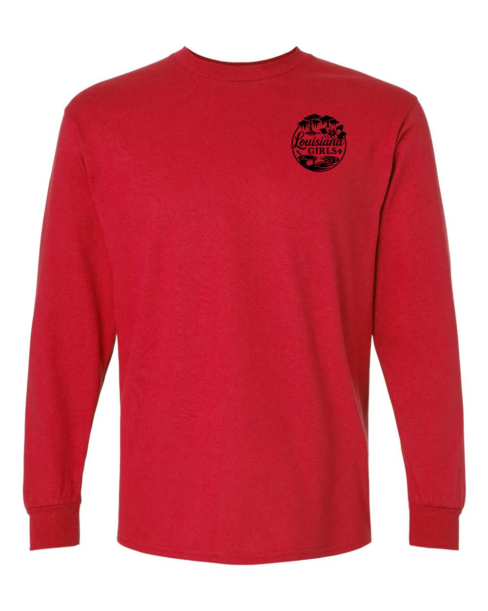 Louisiana Girls: Just ROUX It Longsleeve Red