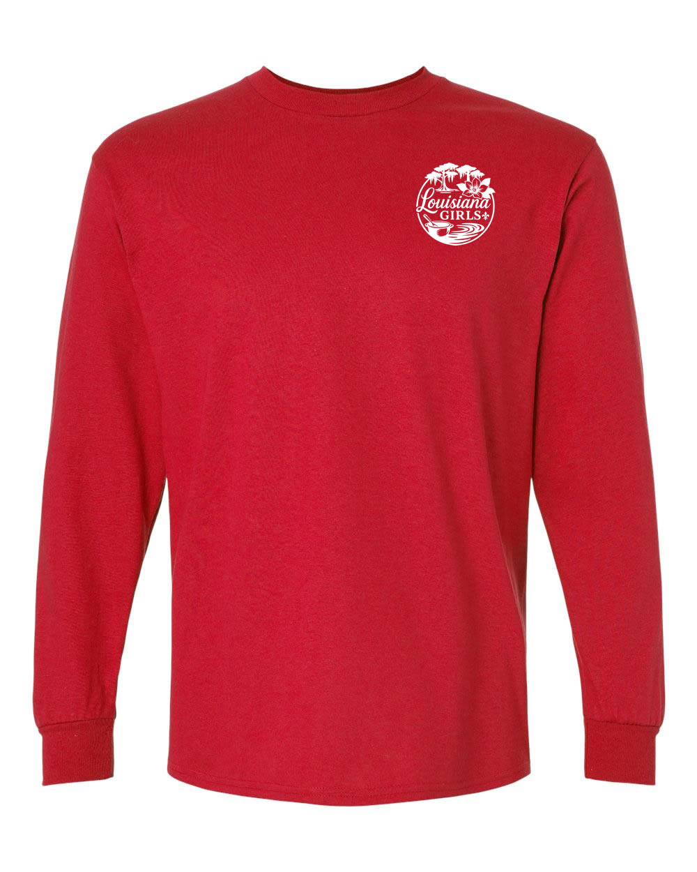 Louisiana Girls: Gumbo Weather Longsleeve Red