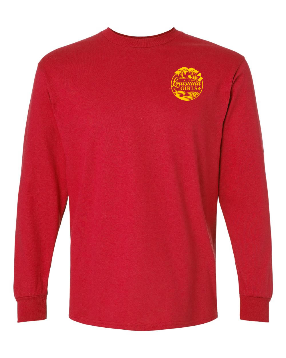 Louisiana Girls: Roux Thang Bay Bay Longsleeve Red
