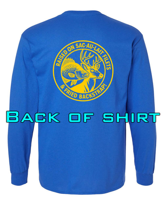 Louisiana Girls: Sac-Au-Lait & Backstrap Longsleeve Royal Blue