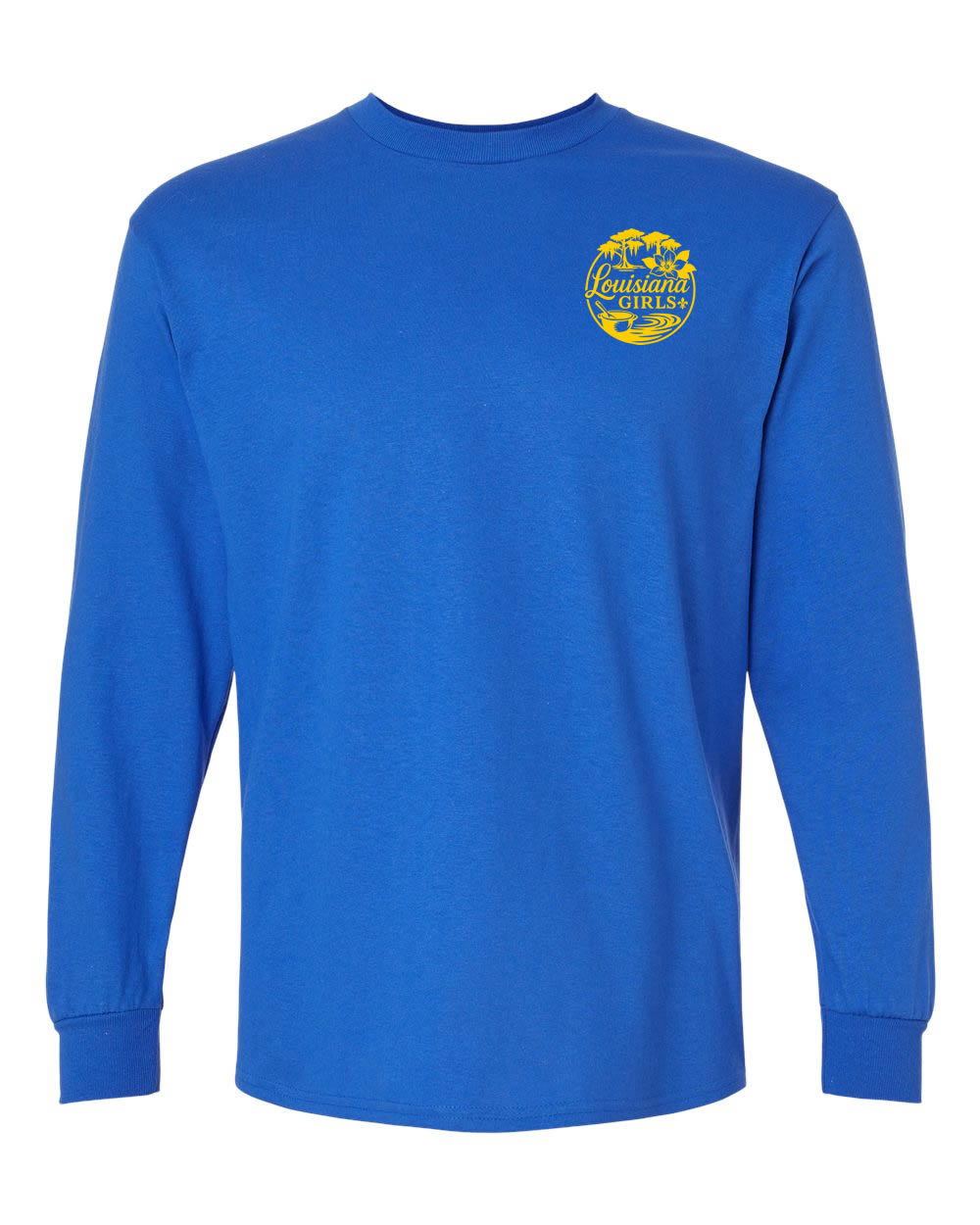 Louisiana Girls: Just ROUX It Longsleeve Royal Blue