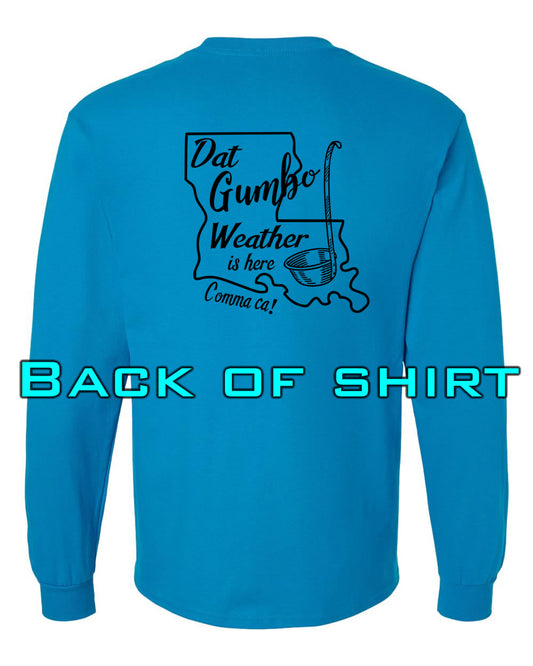Louisiana Girls: Gumbo Weather Longsleeve Sapphire