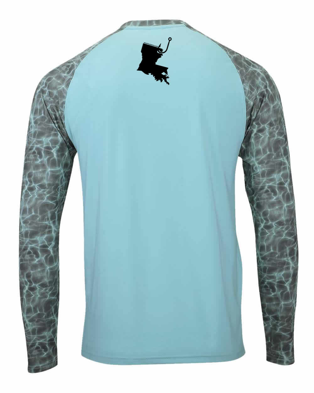 Aqua Half Water Long Sleeve: Hooked on Louisiana