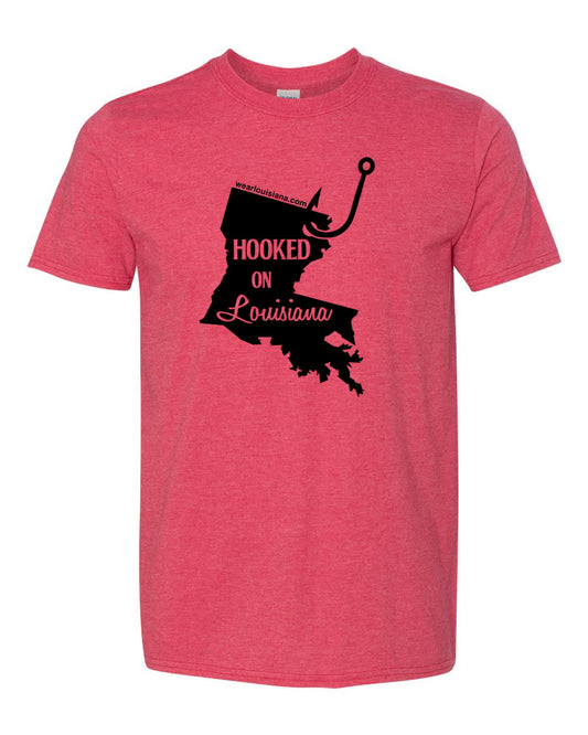 Hooked on Louisiana Red Shirt