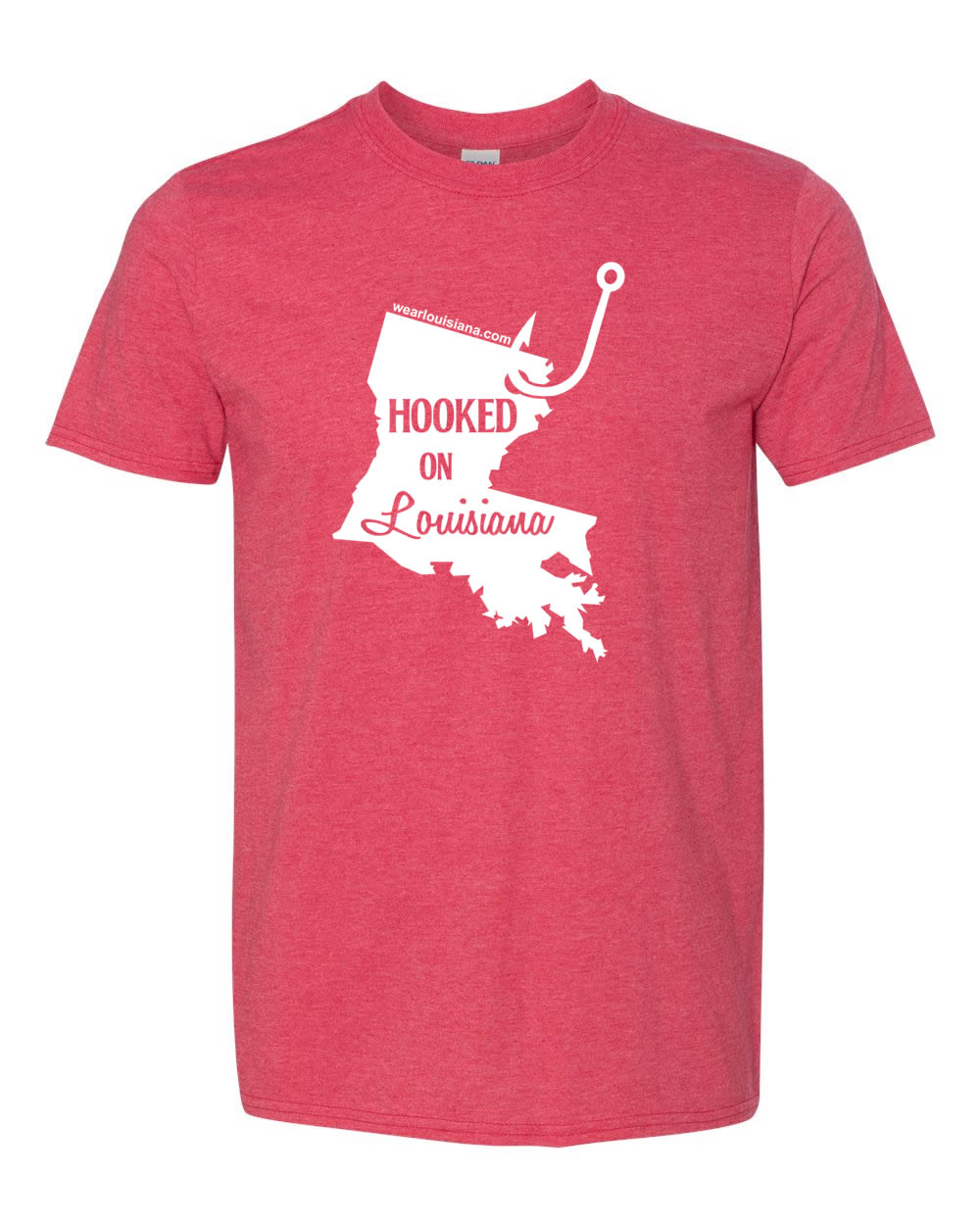 Hooked on Louisiana Red Shirt