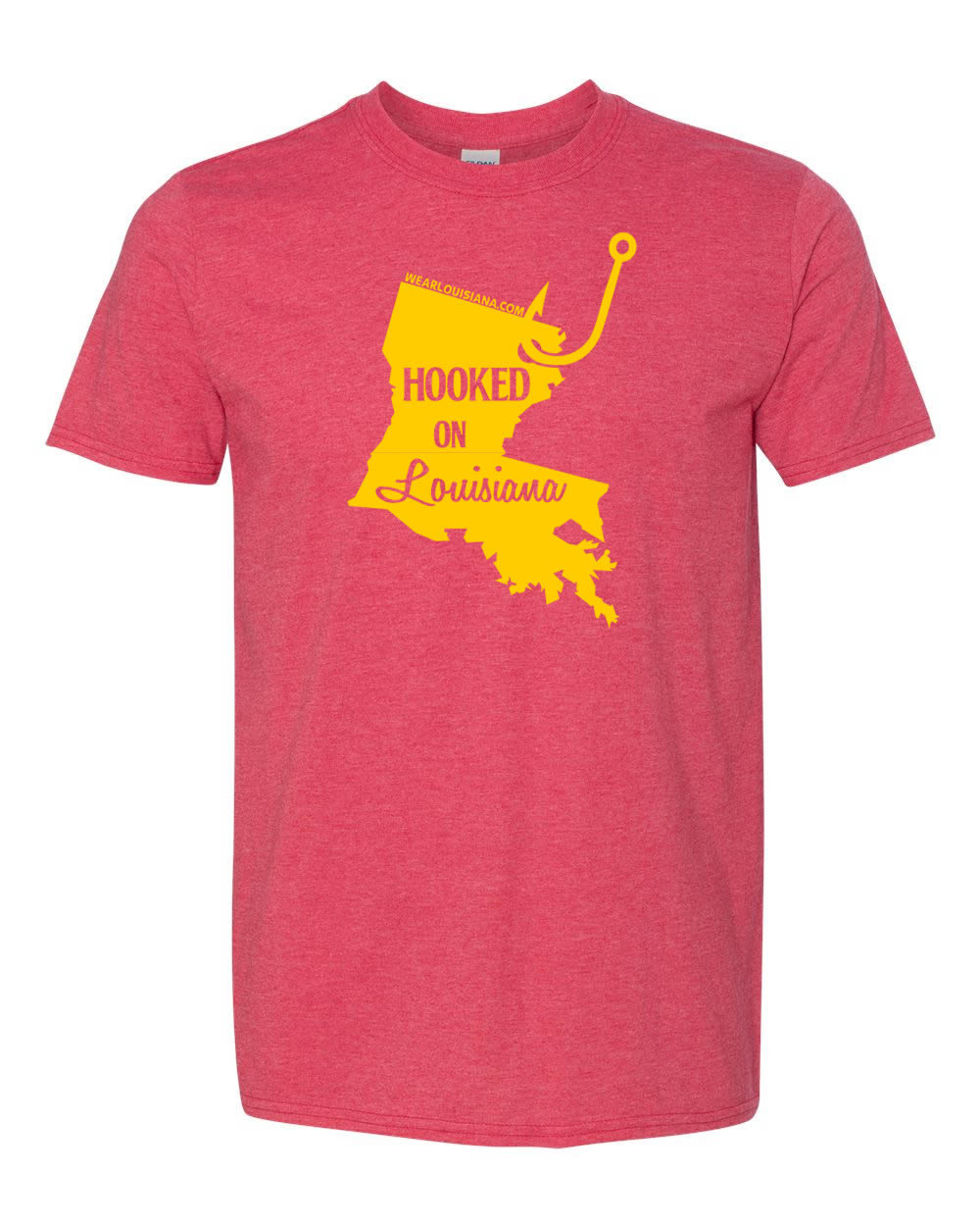 Hooked on Louisiana Red Shirt