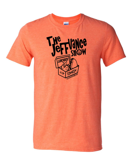 Lunchbox Comedy: Lunchbox OG Logo Heather Orange Shirt