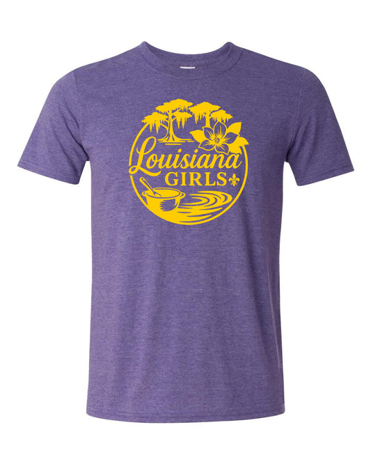 Louisiana Girls: Purple Shirt