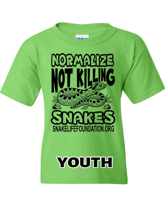 YOUTH Normalize NOT KILLING Snakes Neon Green