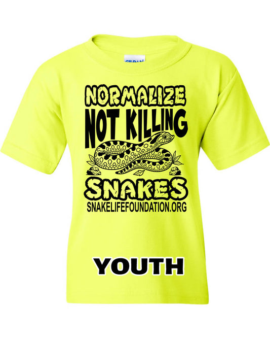 YOUTH Normalize NOT KILLING Snakes Neon Yellow