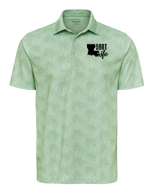 Boot Life: Green Palm Trees Polo