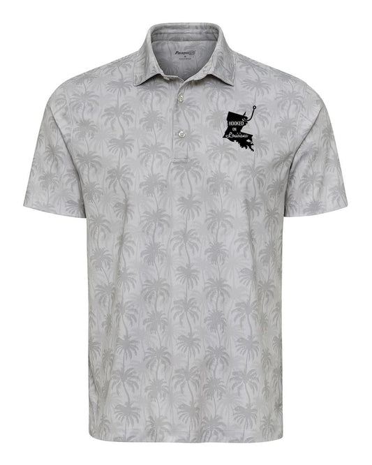 Hooked on Louisiana: Silver Palm Trees Polo