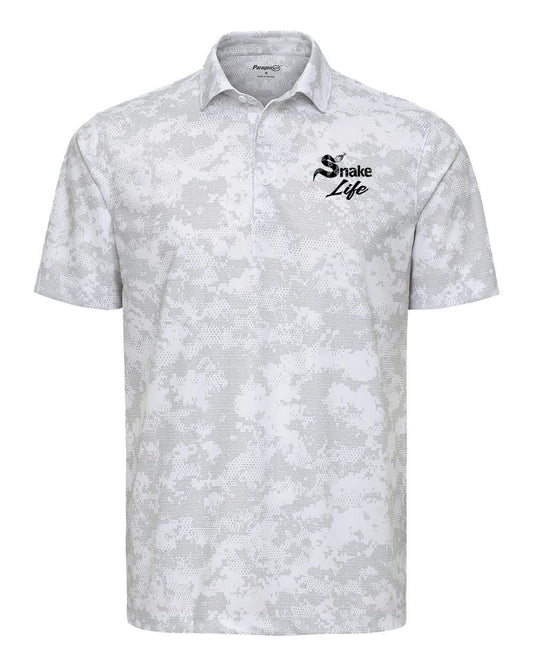 Snake Life: Camo White Polo
