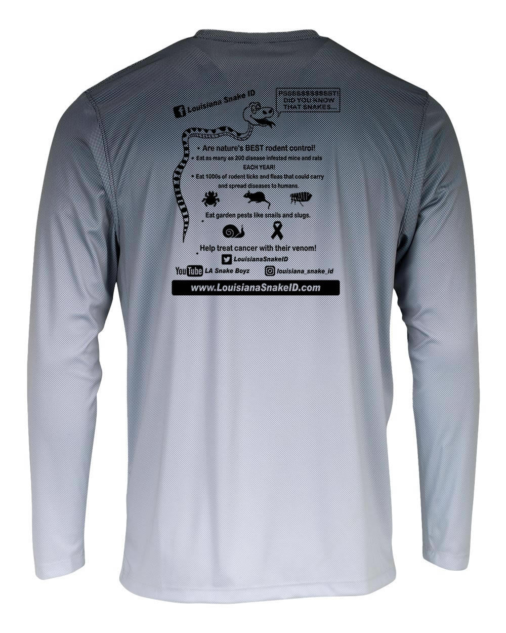 Snake Life: Black and Charcoal Long Sleeve