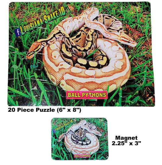 Ball Pythons Puzzles and Magnets