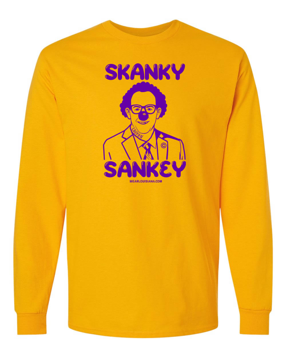 Skanky Sankey Gold Longsleeve Tee