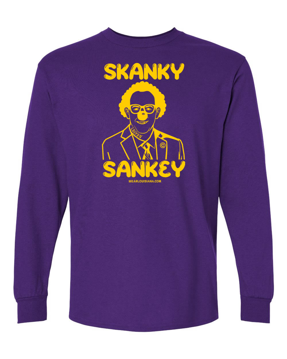 Skanky Sankey Purple Longsleeve Tee