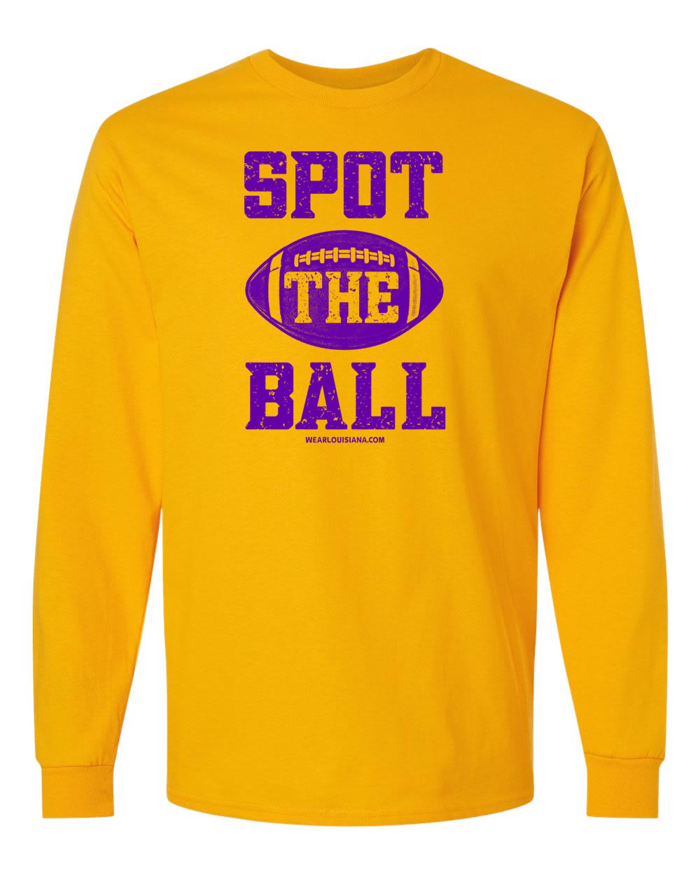 Spot The Ball Gold Longsleeve Tee