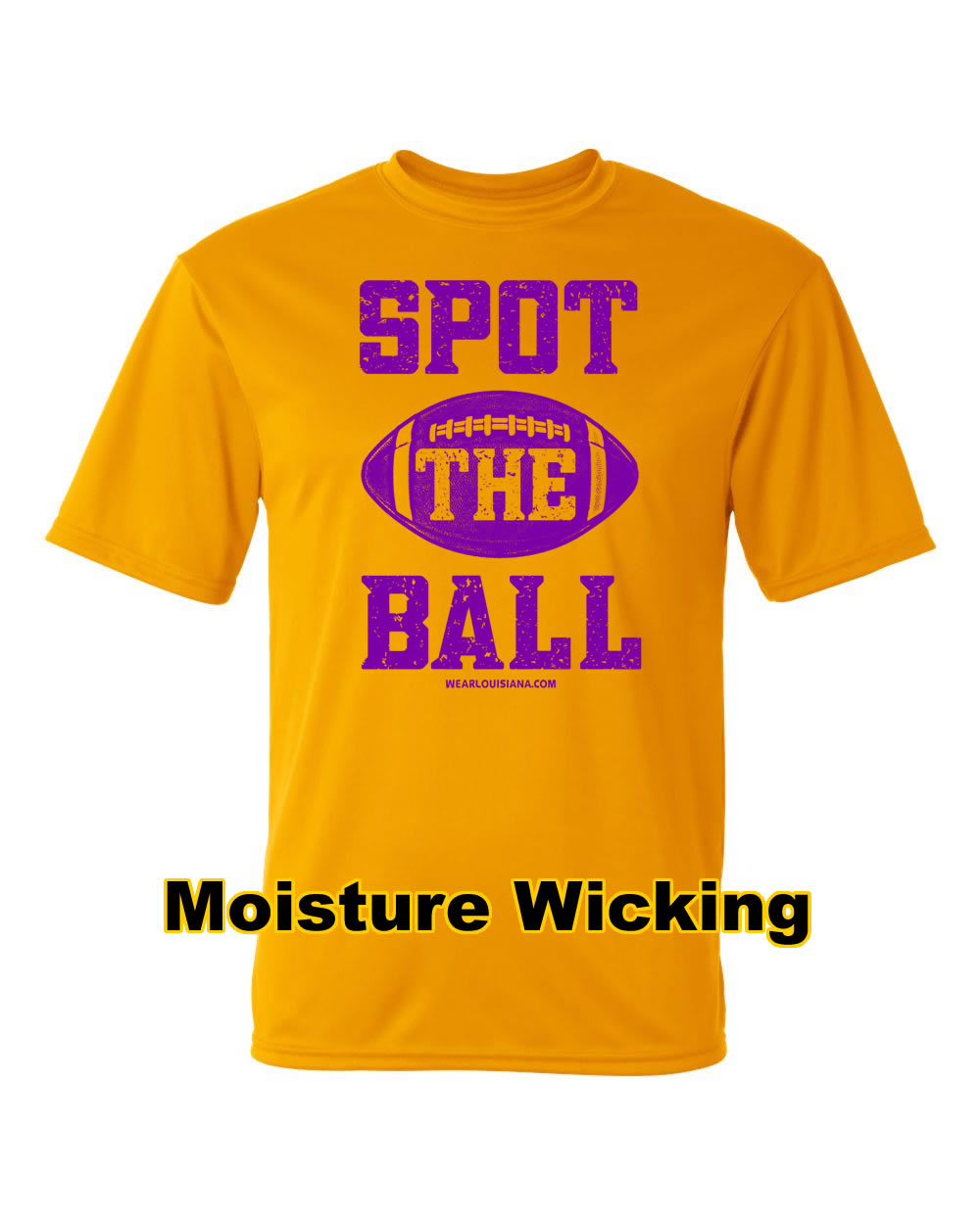Spot The Ball Gold Moisture Wicking Shirt