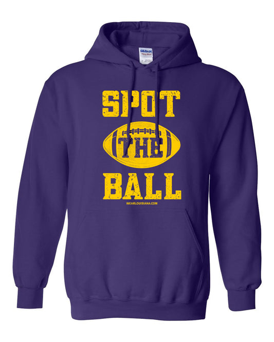 Spot The Ball Purple Hoodie
