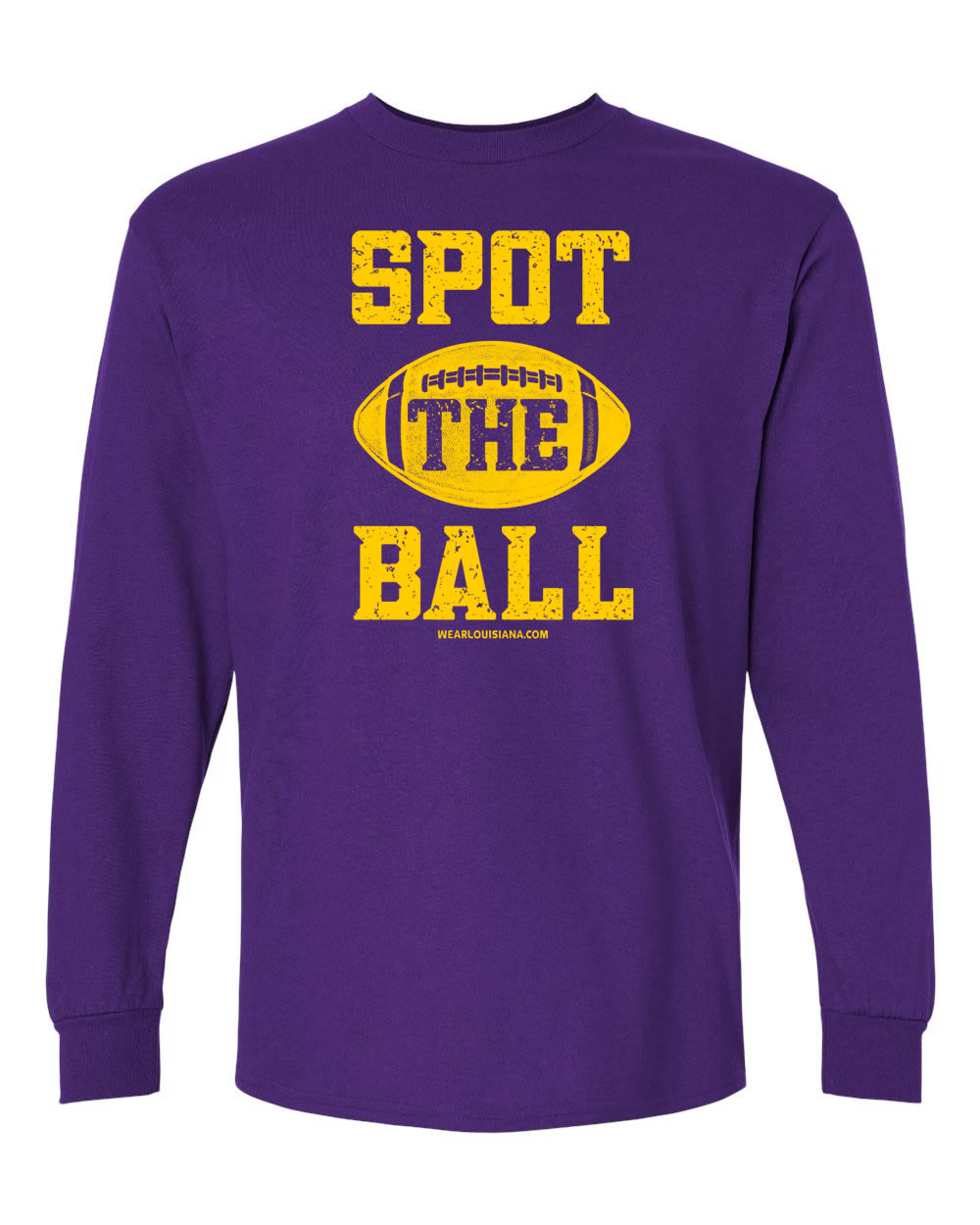 Spot The Ball Purple Longsleeve Tee