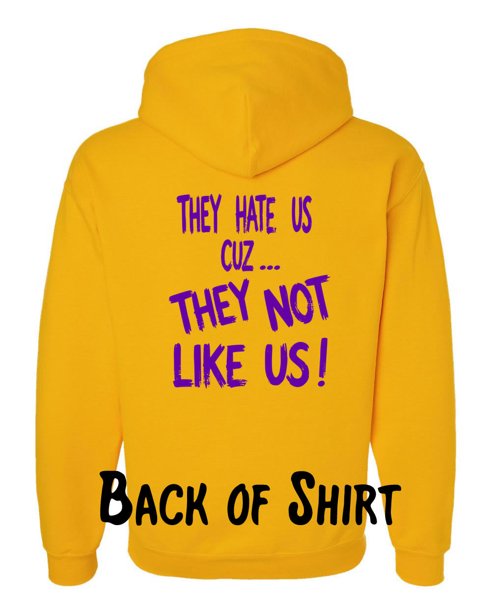 Villains Run The Bayou Gold Hoodie