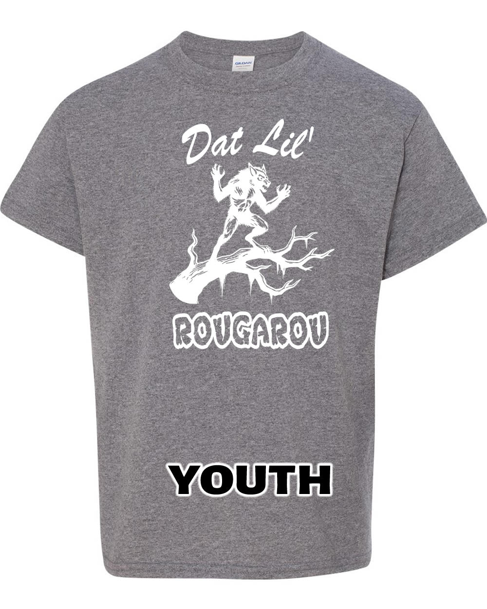 YOUTH Heather Grey Rougarou Tee