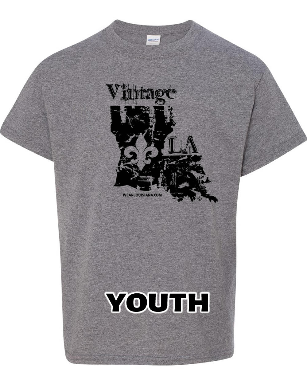 YOUTH Vintage Louisiana Tee