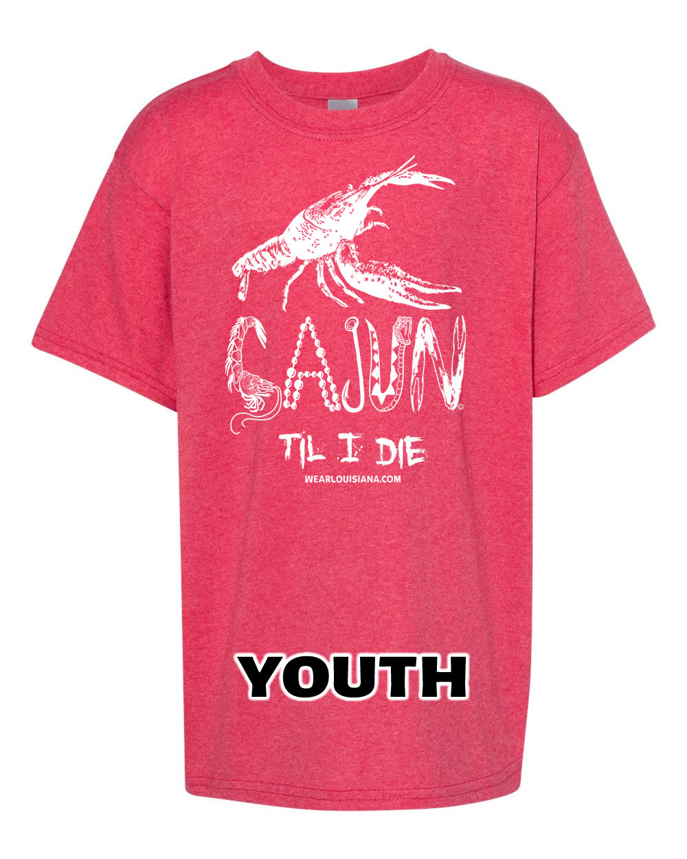 YOUTH Cajun Til I Die Tee
