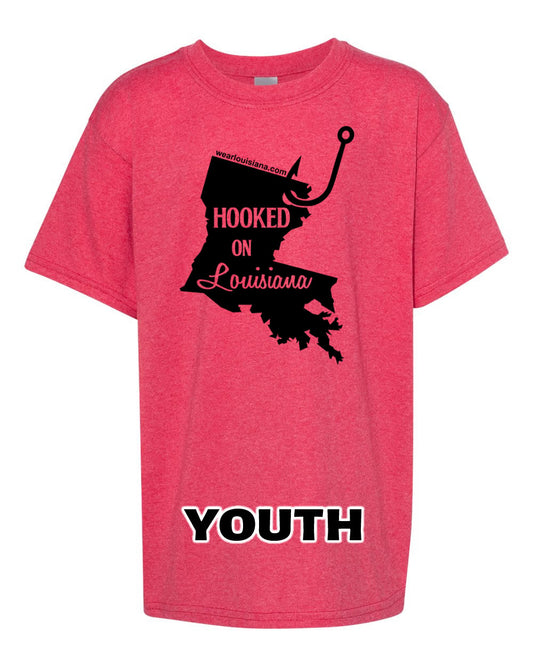 YOUTH Hooked on Louisiana Tee