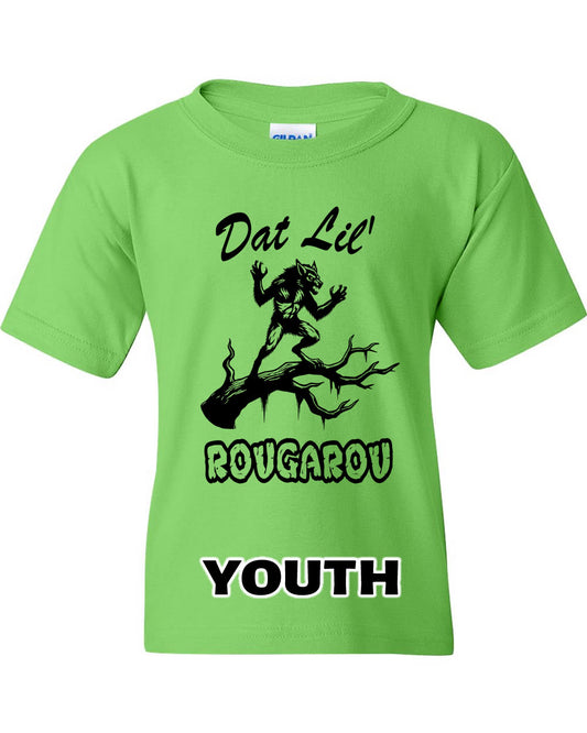 Youth Neon Green Rougarou Tee
