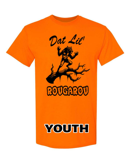 Youth Neon Orange Rougarou Tee