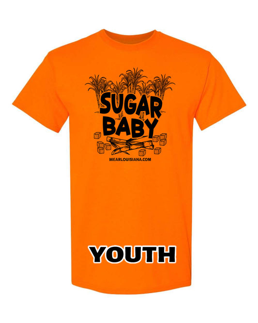 Youth Neon Orange Sugar Baby Tee