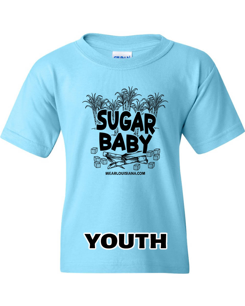 Youth Neon Blue Sugar Baby Tee