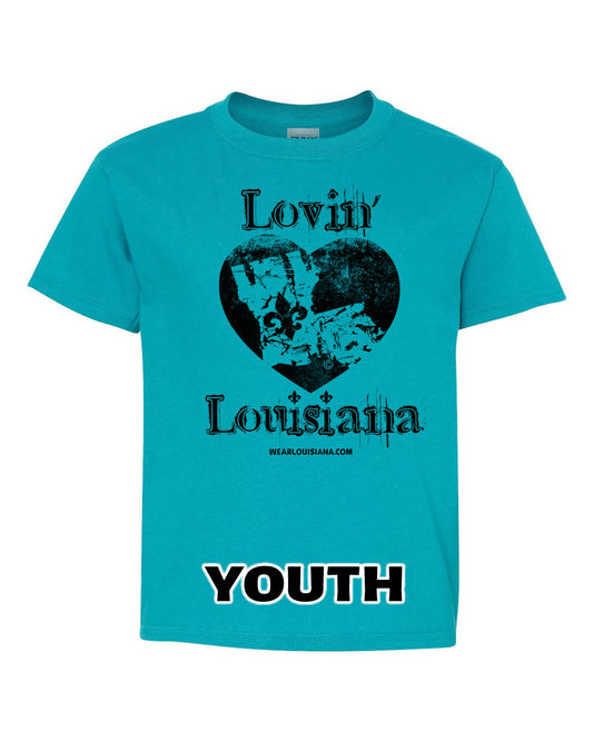 YOUTH Tropical Blue Lovin' Louisiana Tee