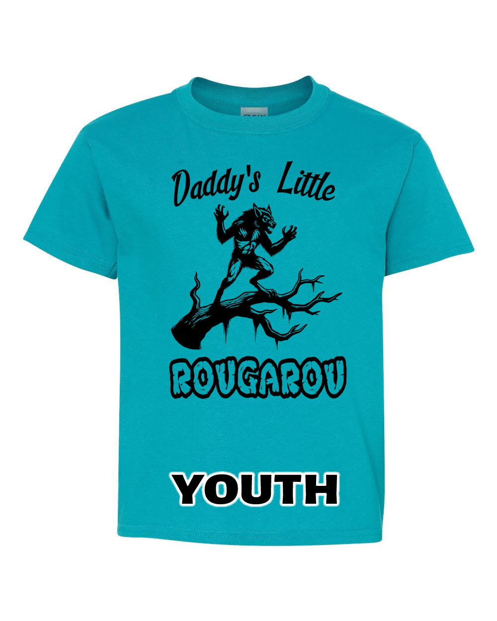 YOUTH Tropical Blue Daddy's Rougarou Tee