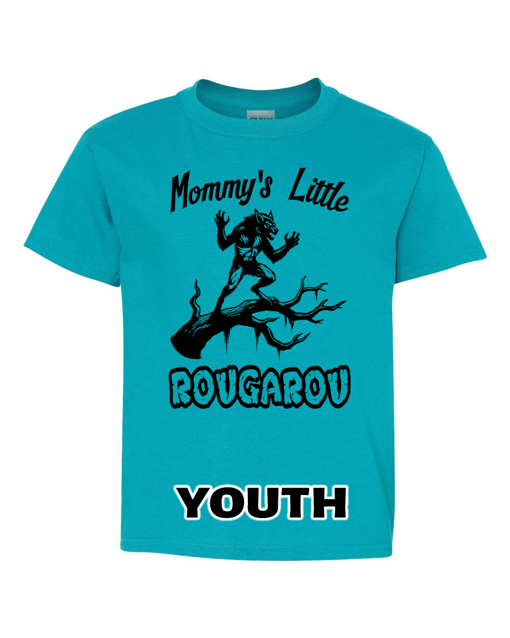 YOUTH Tropical Blue Mommy's Rougarou Tee